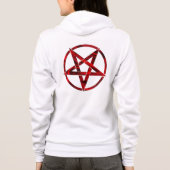 Rode Duivel Pentagram Hoodie (Achterkant)