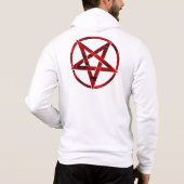 Rode Duivel Pentagram Hoodie (Achterkant)