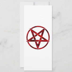 Rode Duivel Pentagram Kaart