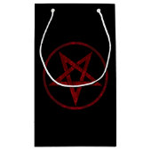 Rode Duivel Pentagram Klein Cadeauzakje (Achterkant)