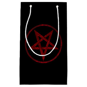Rode Duivel Pentagram Klein Cadeauzakje