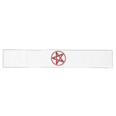 Rode Duivel Pentagram Lange Tafelloper (Horizontaal)