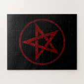 Rode Duivel Pentagram Legpuzzel (Horizontaal)