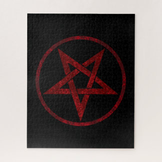 Rode Duivel Pentagram Legpuzzel