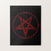 Rode Duivel Pentagram Legpuzzel (Verticaal)