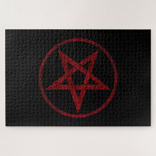 Rode Duivel Pentagram Legpuzzel (Horizontaal)