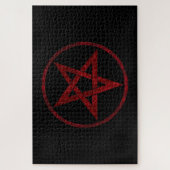 Rode Duivel Pentagram Legpuzzel (Verticaal)