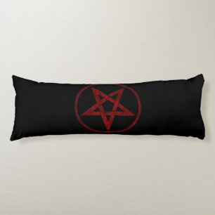 Rode Duivel Pentagram Lichaamskussen
