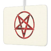 Rode Duivel Pentagram Luchtverfrisser (Links)