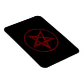 Rode Duivel Pentagram Magneet (Rechterzijde)