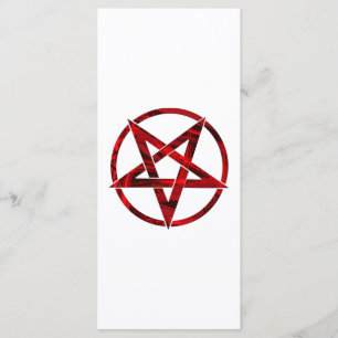 Rode Duivel Pentagram Menu