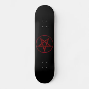 Rode Duivel Pentagram Persoonlijk Skateboard
