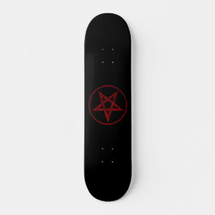 Rode Duivel Pentagram Persoonlijk Skateboard