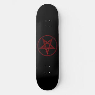 Rode Duivel Pentagram Persoonlijk Skateboard