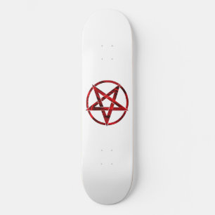 Rode Duivel Pentagram Persoonlijk Skateboard
