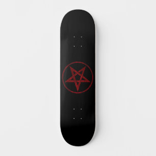 Rode Duivel Pentagram Persoonlijk Skateboard