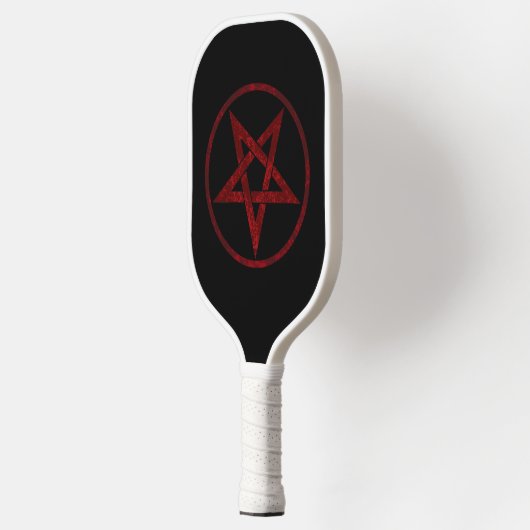Rode Duivel Pentagram Pickleball Paddle (Links)