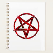 Rode Duivel Pentagram Planner (Voorkant)