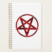 Rode Duivel Pentagram Planner (Voorkant)
