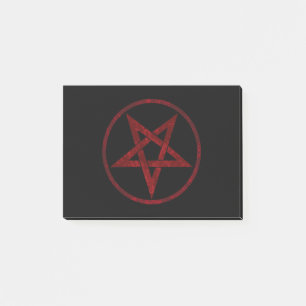 Rode Duivel Pentagram Post-it® Notes