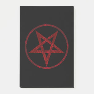 Rode Duivel Pentagram Post-it® Notes