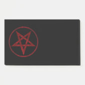 Rode Duivel Pentagram Post-it® Notes (Voorkant)