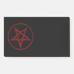Rode Duivel Pentagram Post-it® Notes