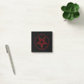 Rode Duivel Pentagram Post-it® Notes (Kantoor)
