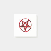 Rode Duivel Pentagram Post-it® Notes (Voorkant)