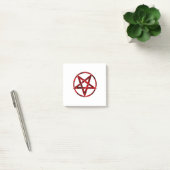 Rode Duivel Pentagram Post-it® Notes (Kantoor)