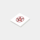 Rode Duivel Pentagram Post-it® Notes (Schuin)