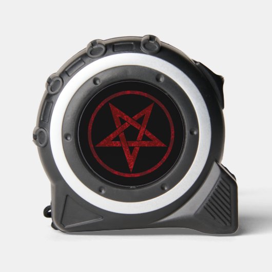 Rode Duivel Pentagram Rolmaat (Voorkant)