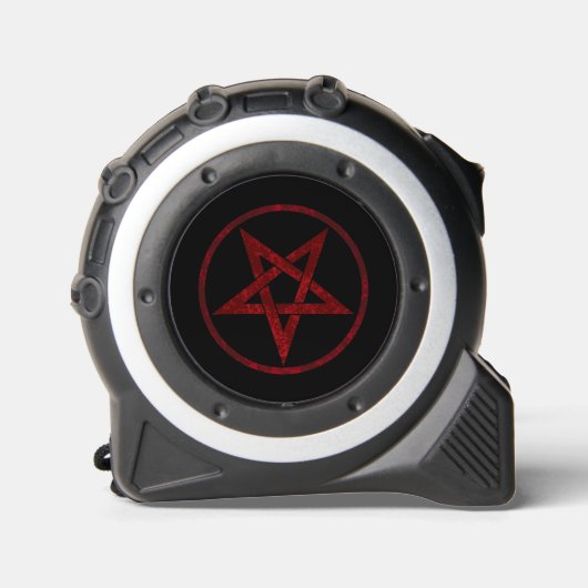 Rode Duivel Pentagram Rolmaat (Voorkant)