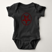 Rode Duivel Pentagram Romper (Voorkant)