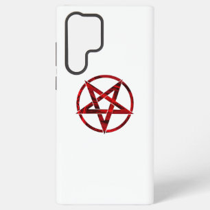 Rode Duivel Pentagram Samsung Galaxy Hoesje