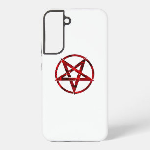 Rode Duivel Pentagram Samsung Galaxy Hoesje