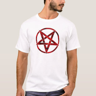 Rode Duivel Pentagram T-shirt