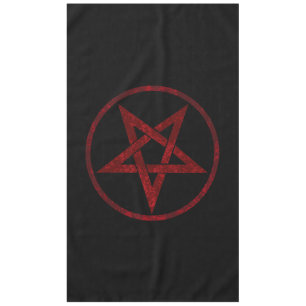 Rode Duivel Pentagram Tafelkleed