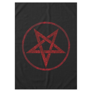 Rode Duivel Pentagram Tafelkleed