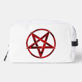 Rode Duivel Pentagram Toilettasje (Achterkant)