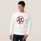 Rode Duivel Pentagram Trui (Voorkant volledig)