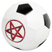 Rode Duivel Pentagram Voetbal (Drie kwart)