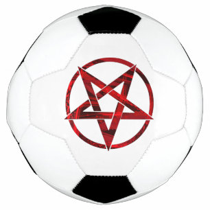 Rode Duivel Pentagram Voetbal