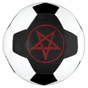 Rode Duivel Pentagram Voetbal