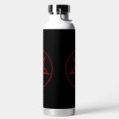 Rode Duivel Pentagram Waterfles (Links)