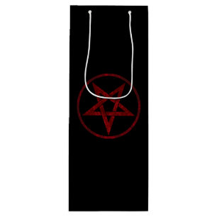 Rode Duivel Pentagram Wijn Cadeautas