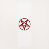 Rode Duivel Pentagram Yogamat (Achterkant)