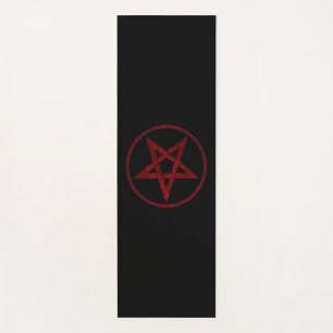 Rode Duivel Pentagram Yogamat