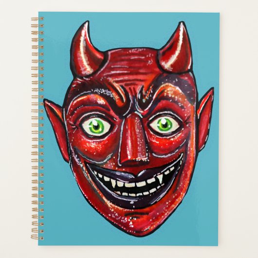 Rode Duivel Vintage Halloweenies Planner (Voorkant)