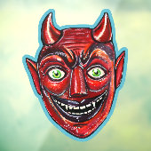 Rode Duivel Vintage Halloweenies Raamsticker (Vel 3)